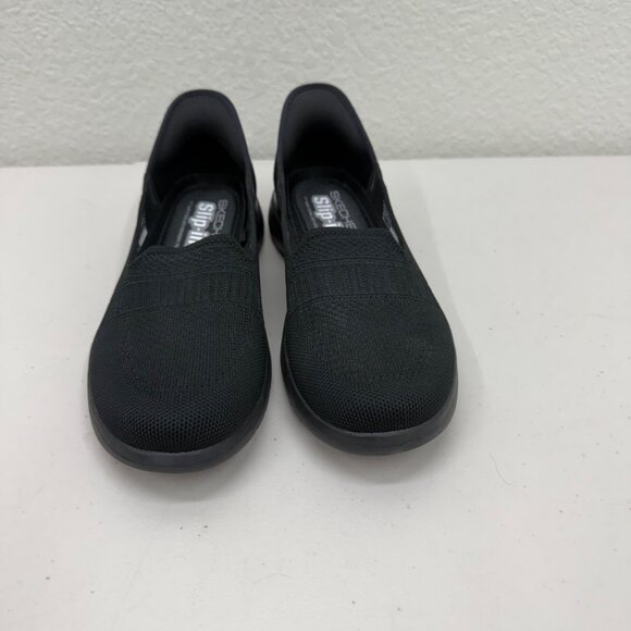 Skechers Slip Ins On the GO Flex Camellia Black Flats Shoes 138181 Womens sz 7.5 - Picture 2 of 8